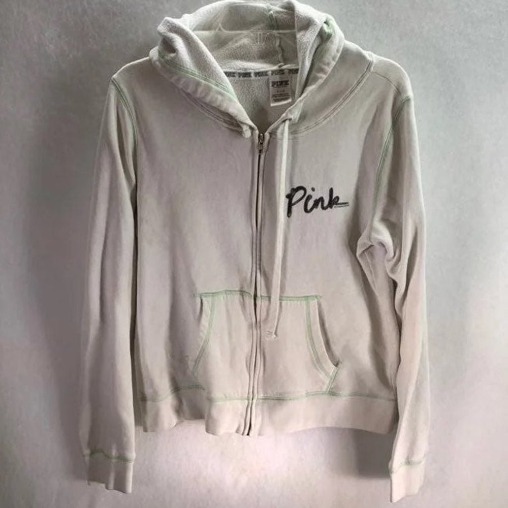 Victorias secret PINK full zip Hoodie sweatshirt size large